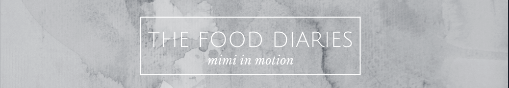 The Food Diaries header
